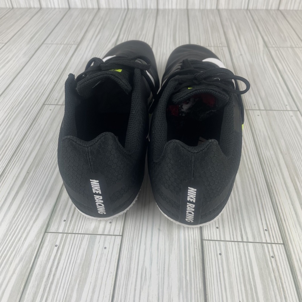 Nike Racing‎ Sprint Track Shoes Spikes Black White Neon 11 - Picture 4 of 11